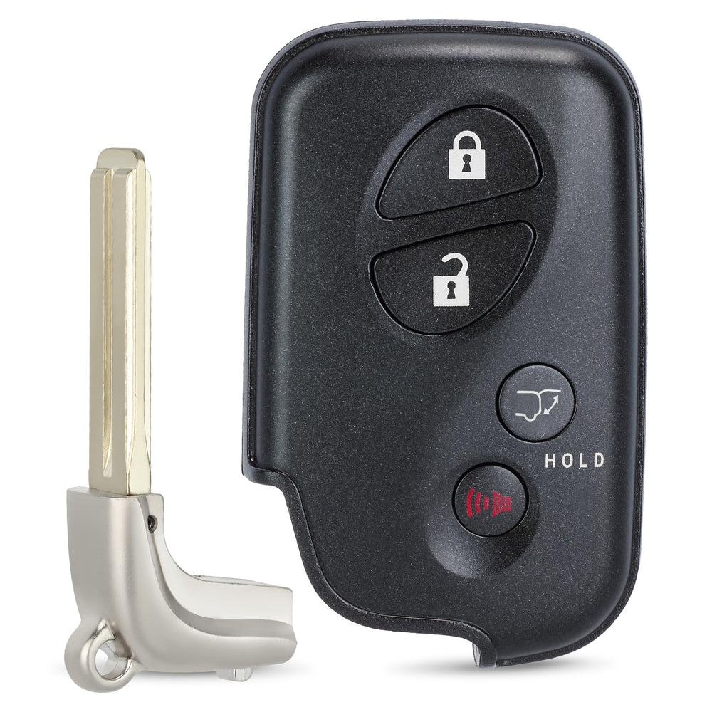 Keymall front view showing fob face and correct board marking for easy verification