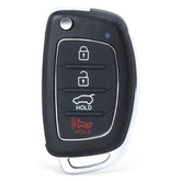 Keymall front view of 4-button remote showing button layout and clear readability