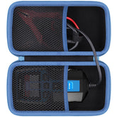khanka hard case front view showing secure zipper and durable shell protecting tester