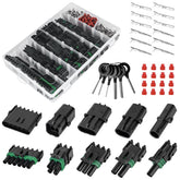 Kikerike front view storage box showing organized connector kit and quick access