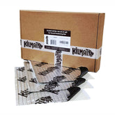 KILMAT front pack showing 25 sqft and product labeling for clear identification and coverage