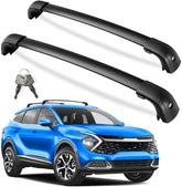 KINGGERI front bar installed on Kia Sportage showing secure fit and low noise