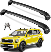 KINGGERI front view installed on Kia Telluride showing secure fit and clean look
