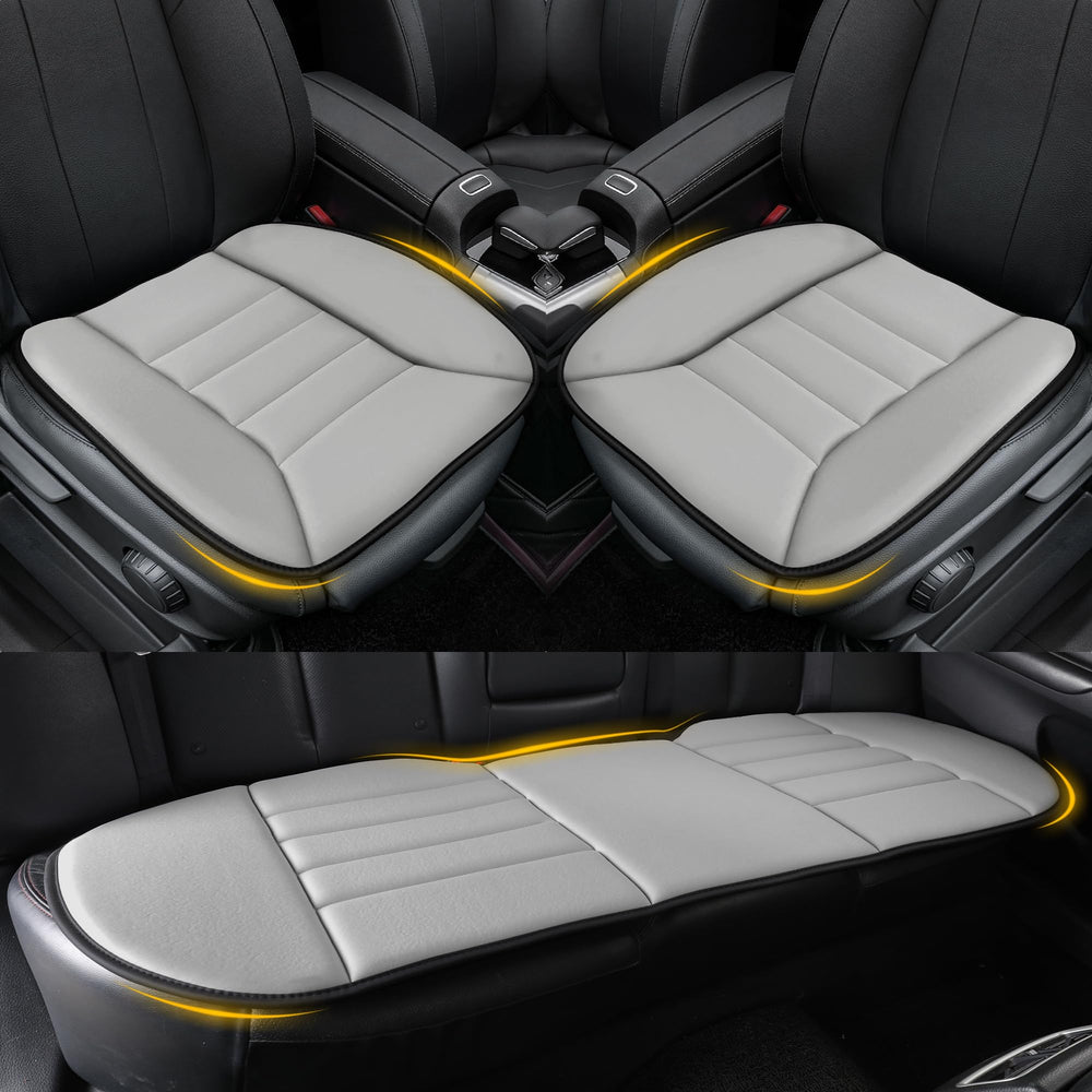kingphenix front seat cushion on car seat showing added support