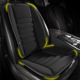 kingphenix front view of seat cushion showing sleek profile and ergonomic benefit