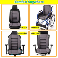 kingphenix lumbar support on office chair providing lower-back alignment