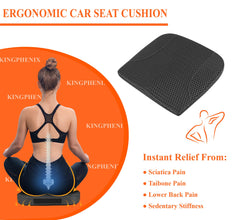 kingphenix side profile cutaway revealing memory foam layers for even support