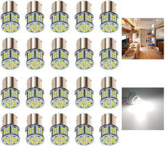 KISLED front packaging showing 20 bulbs and model numbers, clear product overview