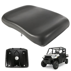 Kistrba charcoal seat bottom front view showing clean OEM-style fit and restored cockpit