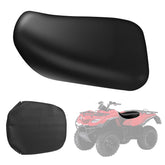 Kistrba front view seat cover installed on Suzuki Eiger showing renewed appearance and protection