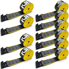KJE front view of 10-pack straps showing packaging and quantity benefit