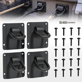 KJE front view of four anchors showing durable forged construction and secure tie points