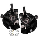 KJYDXYS front knuckle and hub front view showing bolt locations for easy fitment
