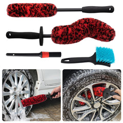 KLeXiC kit front view showing all four brushes and packaging benefit safe cleaning