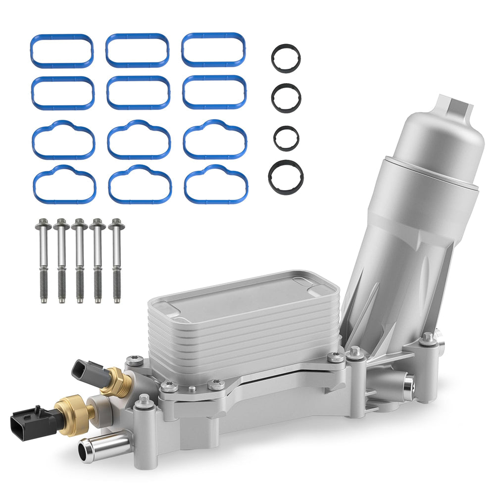 KLN PERFORMANCE front view of aluminum housing assembly for durability