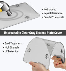 KLSKKJ assembled ABS frame and clear cover showing secure edge fit