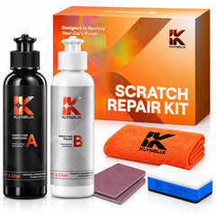 Klynelix front packaging showing kit contents and benefit of a complete repair set