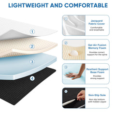 KMFurnila bottom non-slip detail preventing sliding on floor for secure placement