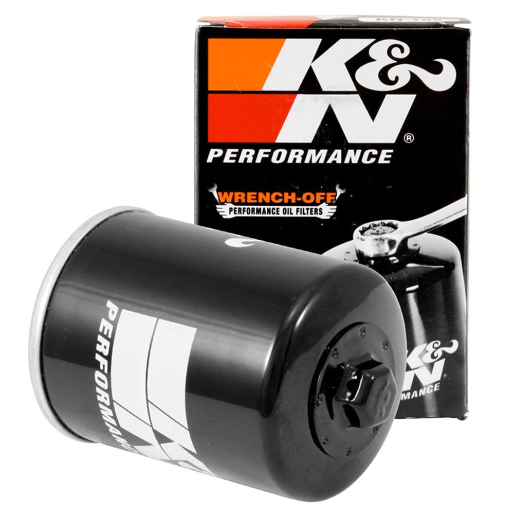 K&N KN-198 front view showing durable housing and design benefit quick identification