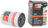 K&N HP-1014 front view showing durable canister and label benefits