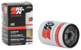 K&N HP-2011 front view showing robust canister and threads for reliable fit