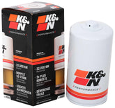 K&N HP-4005 front view showing canister and filter connection, durable protection