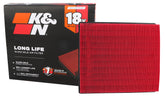 K&N filter front packaging showing model and compatibility, offering quick identification benefit