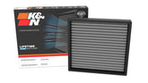 K&N VF2085 front view showing filter and durable frame benefit