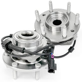 KNOLET front hub assembly front view showing fit and durability benefit