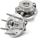KNOLET front hub assembly front view showing fitment and durability