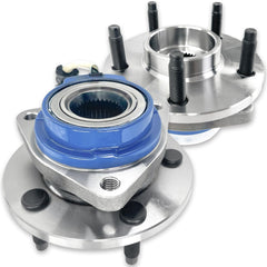 KNOLET front hub assembly front view showing robust construction and benefit of improved stability
