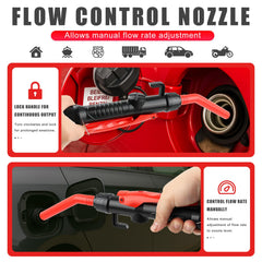 knoweasy suction tube in jerrycan, fits common cans for quick pumping