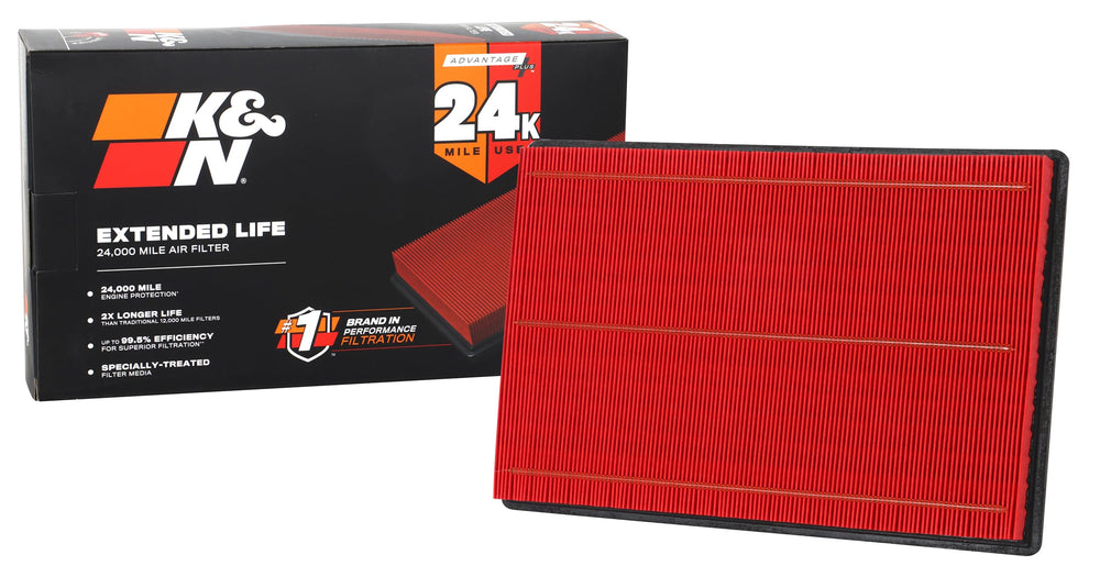 K&N KNX-2247 front packaging showing model and benefits