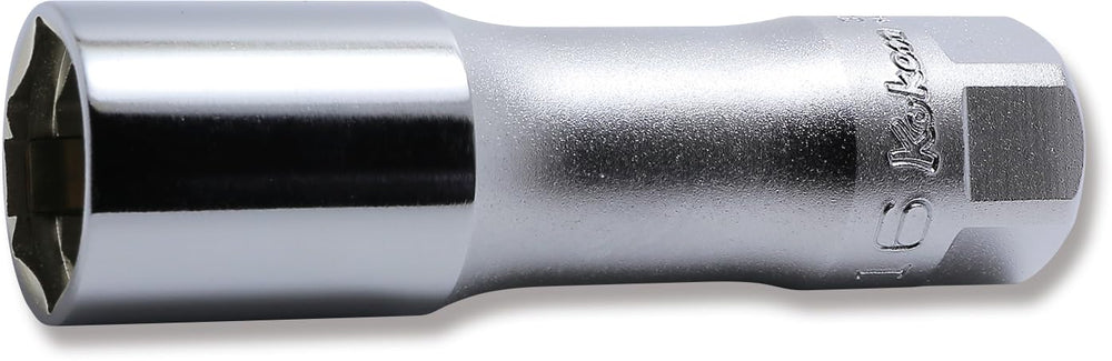 Ko-ken 3300CZ-16 front view showing hex head and clip for secure plug handling