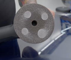 KOCHCHEMIE H9.02 on polishing pad showing even coverage benefit