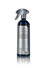 KOCHCHEMIE spray action on car fabric demonstrating quick dirt lifting