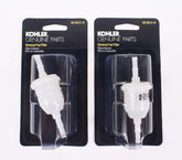 Kohler 25-050-21-S1 front view showing OEM labeling and two-pack benefit