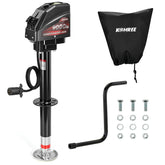 Kohree front view of electric jack showing compact housing and sturdy base for reliable lifting