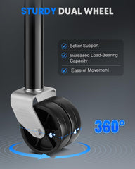 Kohree ergonomic rubber handle close-up showing comfortable crank and better leverage