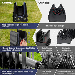 Kohree folded with strap for compact storage and easy transport