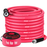 Kohree front view of 50FT hose showing compact packaging and travel convenience