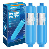 Kohree front packaging showing two inline RV water filters and benefits