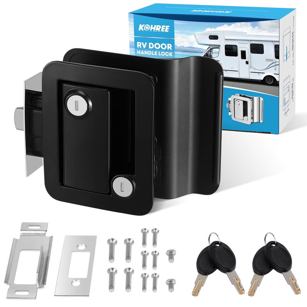 Kohree front profile lock showing sturdy paddle and secure appearance