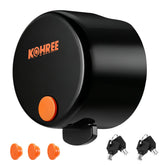 Kohree front view of coupler lock showing secure coverage and deterrence