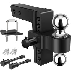 Kohree front view hitch mounted on receiver showing stable fit and easy install