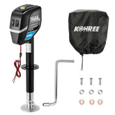 Kohree front view of mounted jack showing sturdy lift and easy hookup