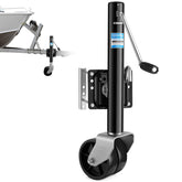 Kohree front view mounted trailer jack showing sturdy support and quick hitching