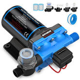 Kohree front view of pump showing compact design and easy mounting benefit