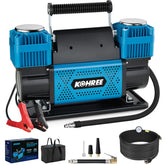 Kohree front view showing compact metal housing and stable base benefits rapid setup