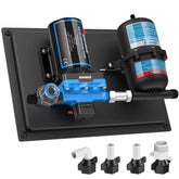 Kohree front view of pump and tank showing compact assembled unit and quick installation benefit